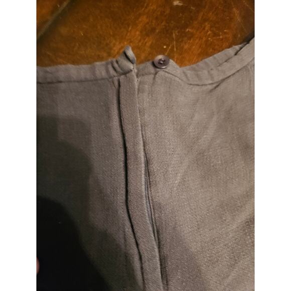 Eileen Fisher Wide Leg Lounge Beachy Gray Pants Size Large - Picture 3 of 9